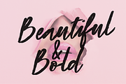 Beauty Rush Font, a Script Font by theinkaffair (Thumbnail 8 of 9)