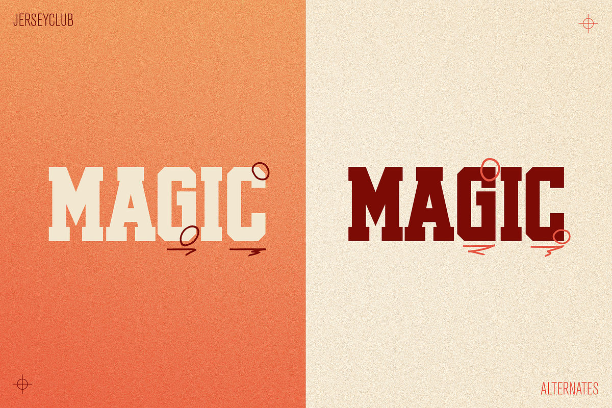 JERSEYCLUB Family, a Font by ROYALCLUB (Photo 14 of 27)