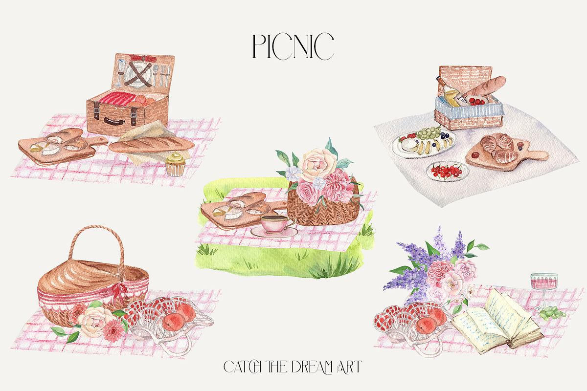 Soft Cottagecore Coquette Aesthetic, a Seasonal Illustration by Catch the Dream Art (Photo 9 of 16)