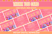 Fun Thank You Card, a Business Card Template by SunshineStudioBoutique (Thumbnail 1 of 10)