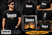 Tekvora – Bold Display Typeface, a Slab Serif Font by Wow Magic (Thumbnail 2 of 5)