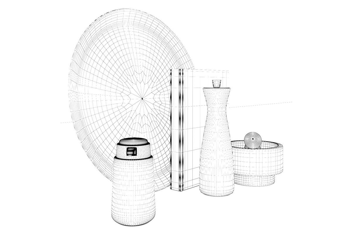 Kitchen Ethan Accessories, a Furniture 3D Model by 3DCargo (Photo 5 of 8)