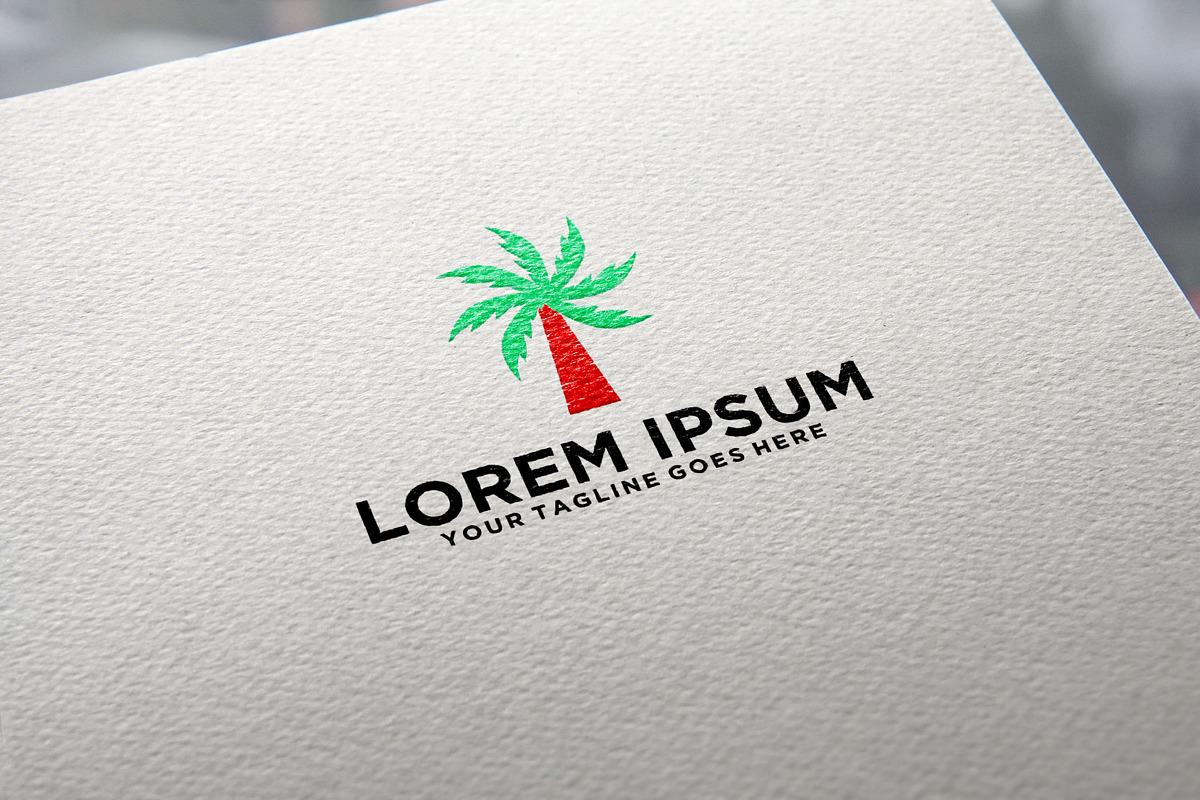 Coconut tree and windmill logo, a Branding & Logo Template by REDVY CREATIVE