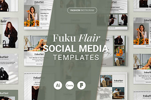 Fuku Flair | Fashion Canva Template