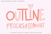 Procreate Lettering Brushes, a Brush Add-On by Beck McCormick (Thumbnail 10 of 18)