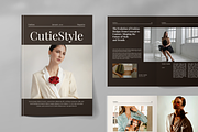 Fashion Look Book Template, a Magazine Template by SquidPixey (Thumbnail 2 of 6)