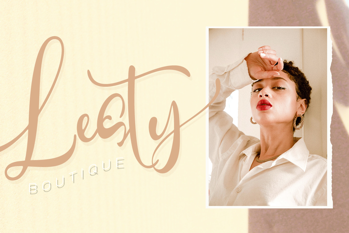 Shellonitha, a Script Font by Franstudio (Photo 2 of 9)
