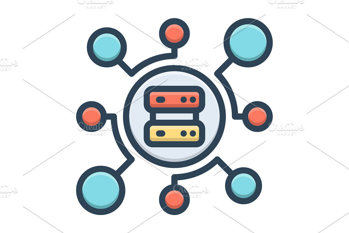 Data science color icon, a Duotone Icon by Creative priyanka