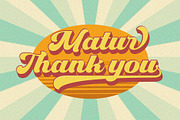 Retro Lettering - Groovy font, a Script Font by Nirmana Visual (Thumbnail 11 of 11)