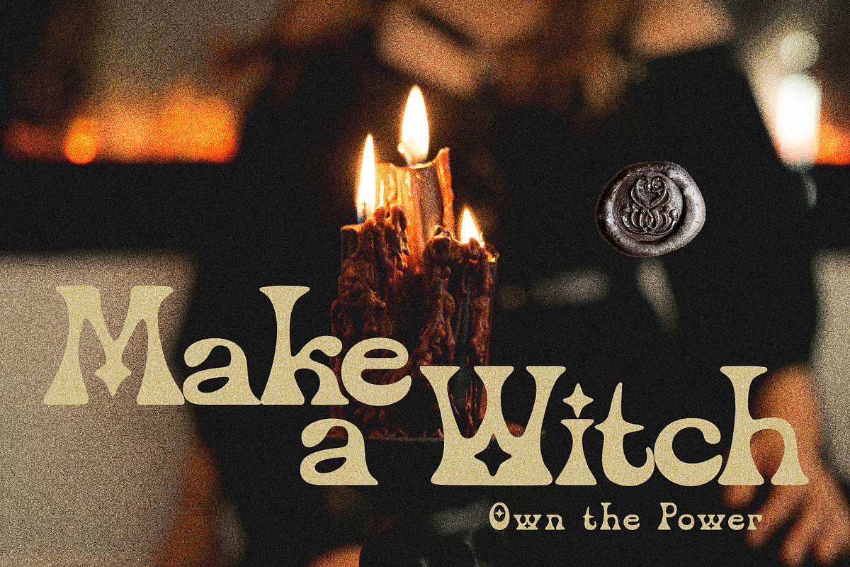 Mysterion Bohemian Mystical Serif, a Serif Font by Struvictory.art (Photo 9 of 9)