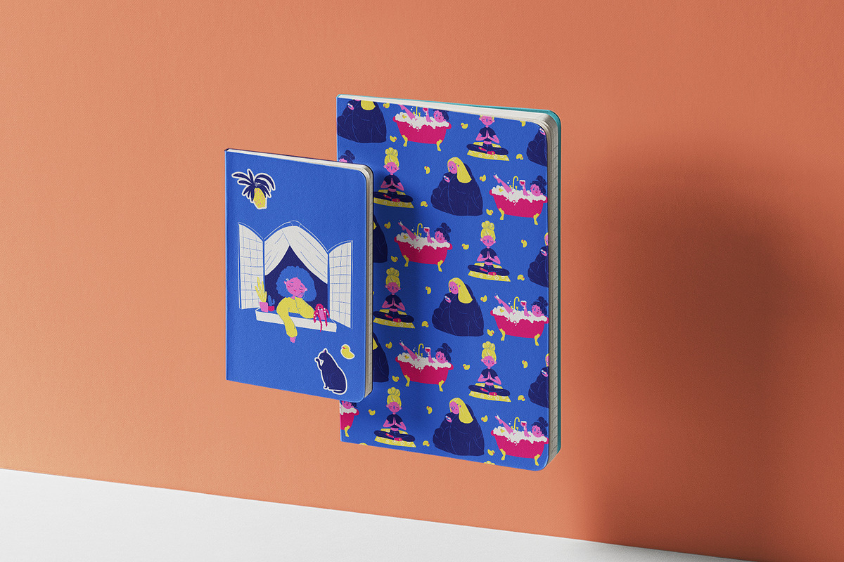 Girls: Patterns and Illustrations, a Pattern Graphic by marmarina (Photo 8 of 10)