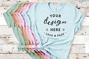 Mockup Bundle Bella Canvas T-Shirt, a Household Mockup by lock and page (Thumbnail 17 of 45)