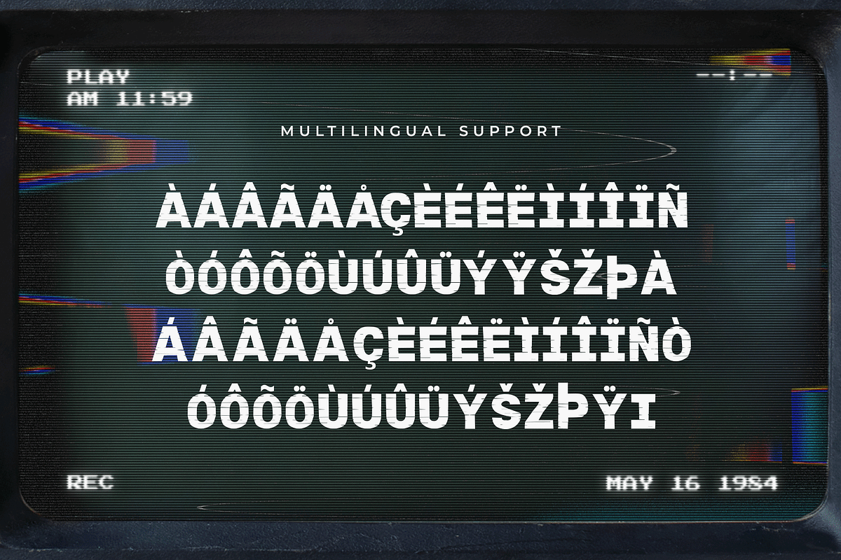 Nochannel – Modern Display Font, a Sans Serif Font by overlaytemplates (Photo 5 of 5)