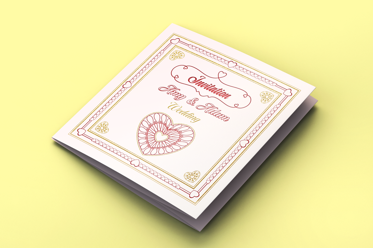 Romantic Kit with Guilloche Hearts, an Illustration by Ben Hodosi (Photo 4 of 7)