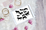30 Beautiful Horses Brush Stamps, a Brush Add-On by Manifesto Design Gallery (Thumbnail 3 of 5)