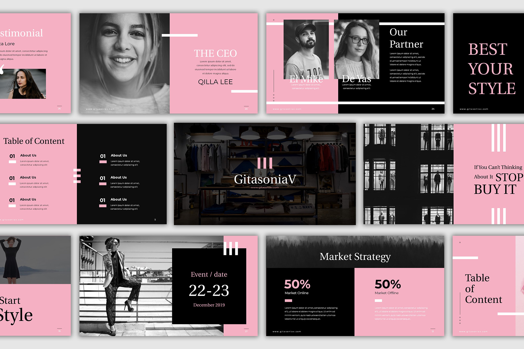 Gitasoniav PowerPoint Templates, a Presentation Template by Azruca