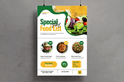 Special Food Menu Flyer Template, a Flyer Template by MightyDesign (Thumbnail 1 of 6)