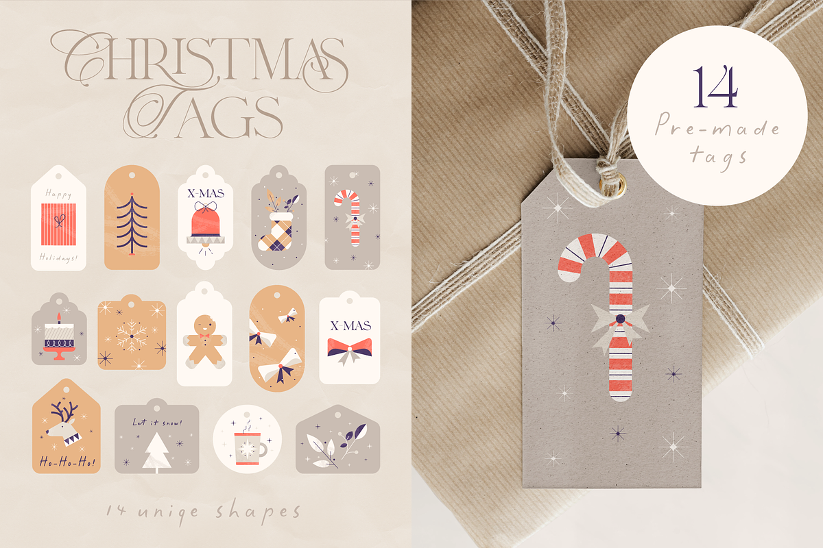 Calm Christmas. Geometric Graphics, an Object Graphic by Animoon (Photo 12 of 14)
