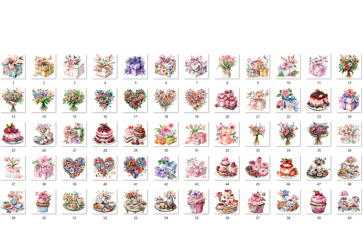 Mother's Day Gifts Clipart, a Graphic by GiraffeCreative (Photo 8 of 9)
