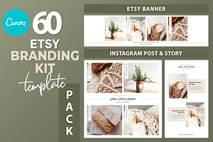 Canva ETSY Branding Kit - SALE