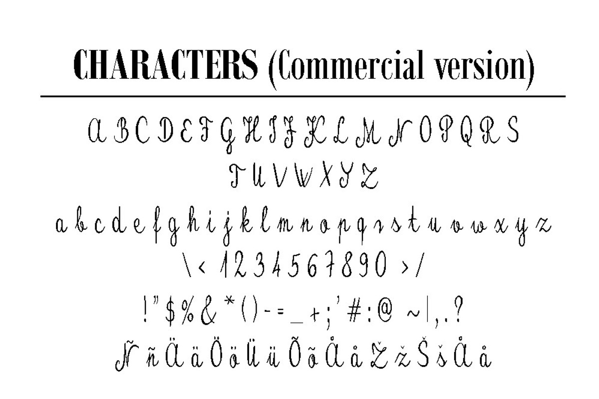 Kristaly handwritten Font preview 6