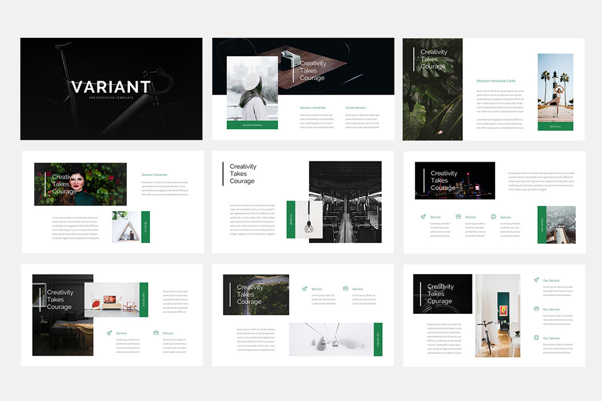 Variant - Creative Powerpoint, a Presentation Template by naulicreative