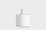 50ml Perfume Glass Bottle 3D Model, an Object 3D Model by Akebareee (Thumbnail 3 of 11)