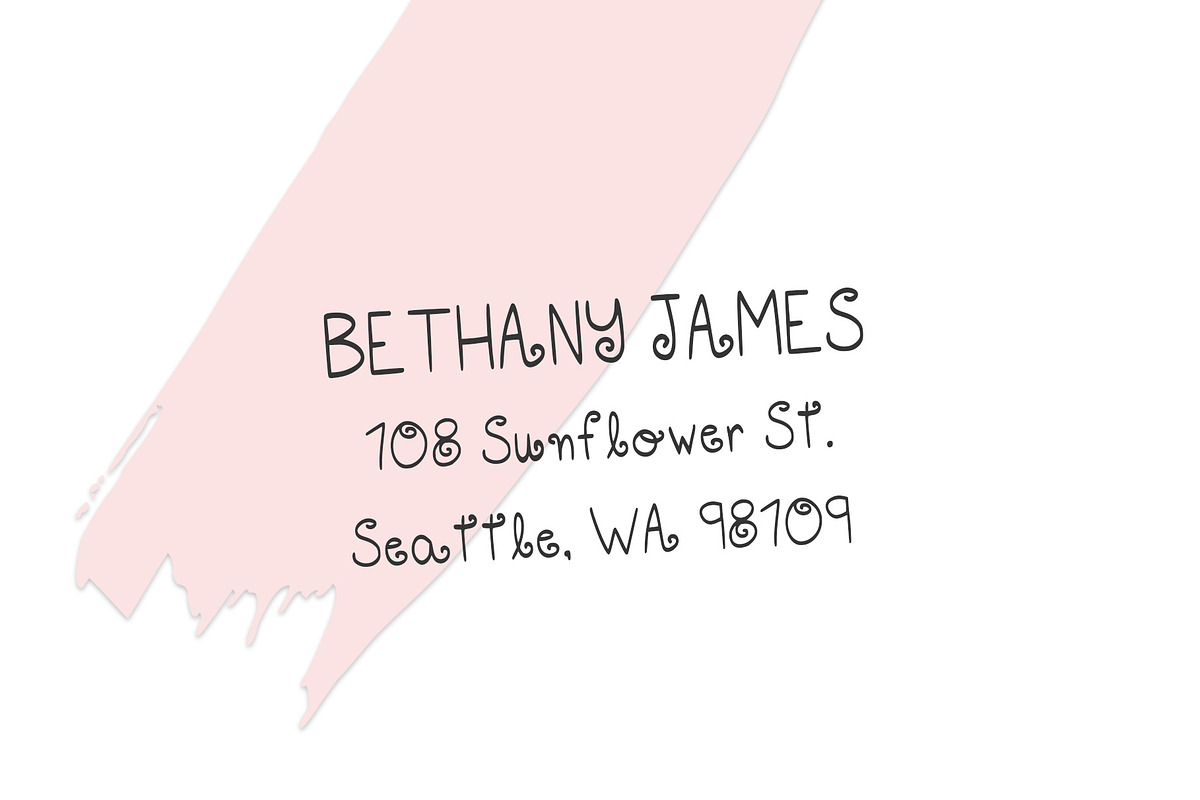 Tootsie, A Cute Hand-Lettered Font preview 4