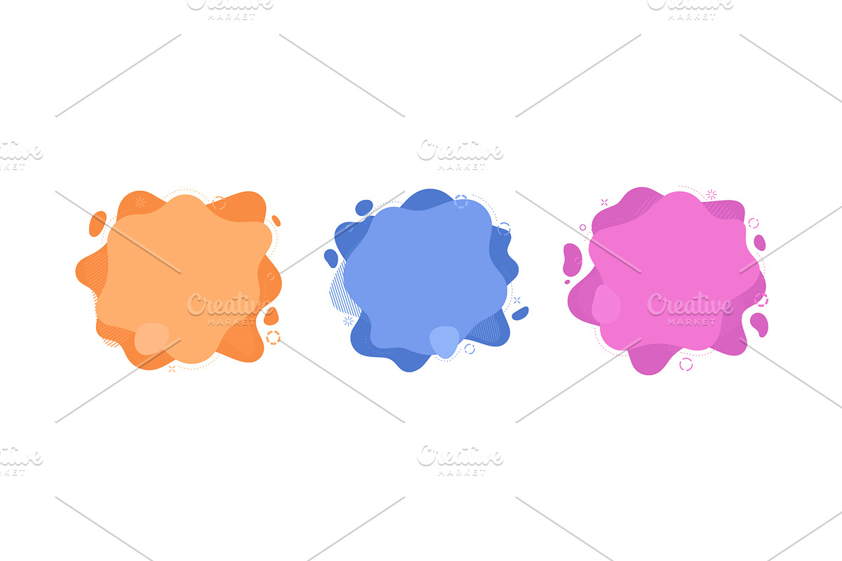 Abstract colorful liquid shape, a Decorative Illustration by Yayasya (Photo 1 of 3)