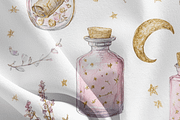 Potion Bottle Seamless Pattern, a Decorative Illustration by Pati Charm Studio (Thumbnail 7 of 7)