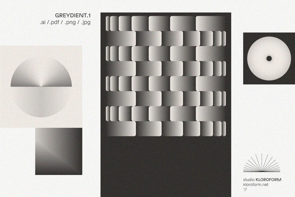 Greydient 1, a Background Graphic by kloroform (Photo 13 of 13)