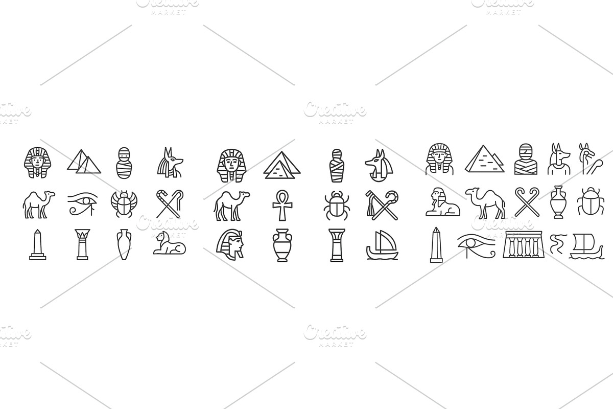 Collection of unique web icons, an Object Illustration by ZinetroN
