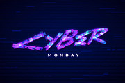 Procreate Glitch Lettering Brushes, a Brush Add-On by Nurmiftah (Thumbnail 3 of 6)