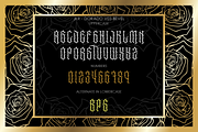 DORADO - FONT, a Blackletter Font by jakejarkor (Thumbnail 7 of 12)