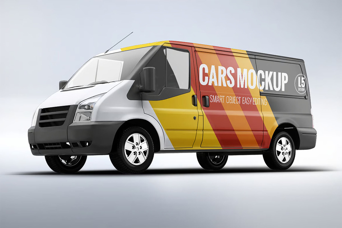 Van Mock-Up, a Product Mockup by Se٧enStudio (Photo 9 of 10)