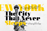 Walking Broadway - Bold Type, a Serif Font by ikiiko (Thumbnail 4 of 7)