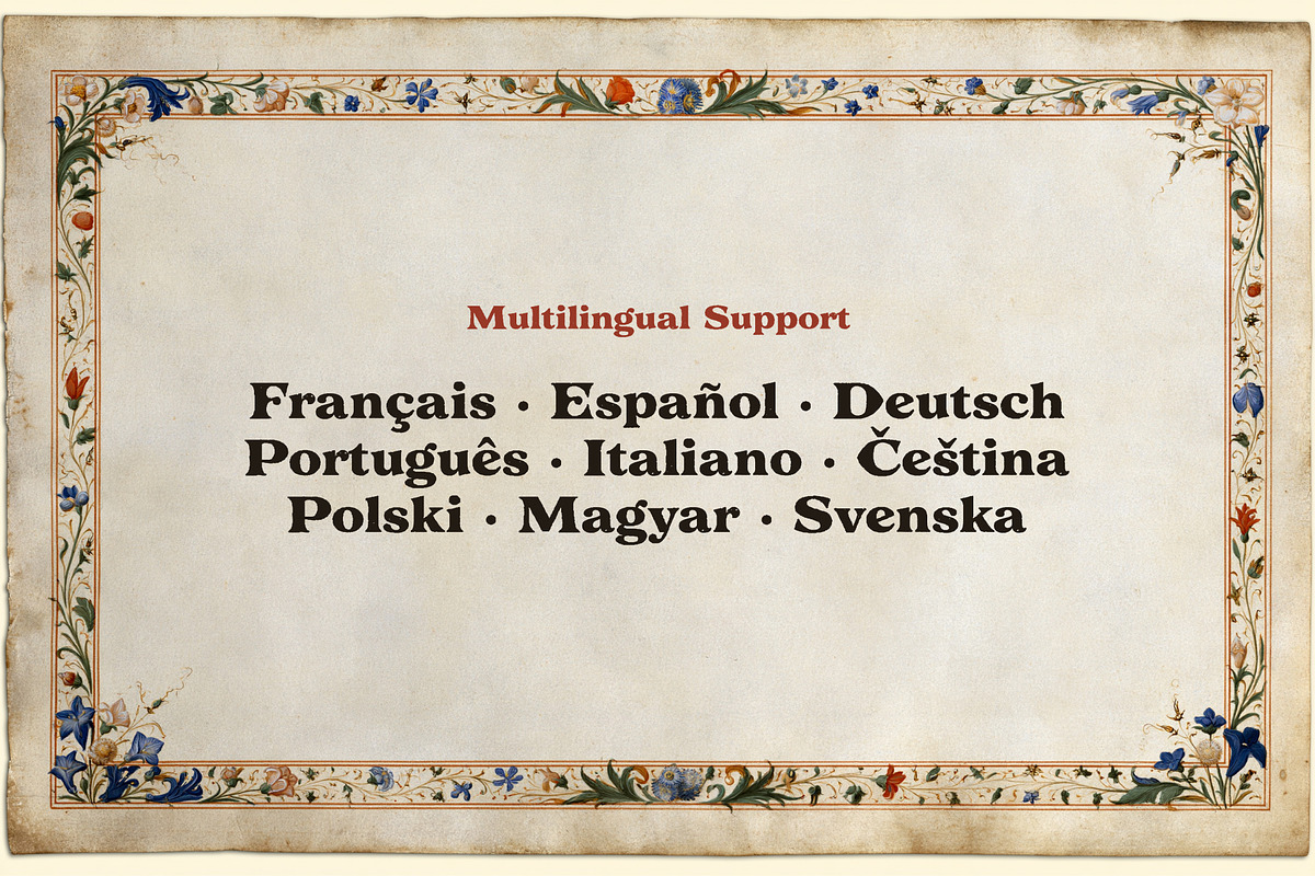Maerath Medieval Display Font, a Handwritten Font by kavoon (Photo 7 of 12)