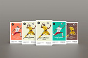 Trading Cards Mock-up, an Advertising Mockup by zippypixelstudio (Thumbnail 11 of 14)
