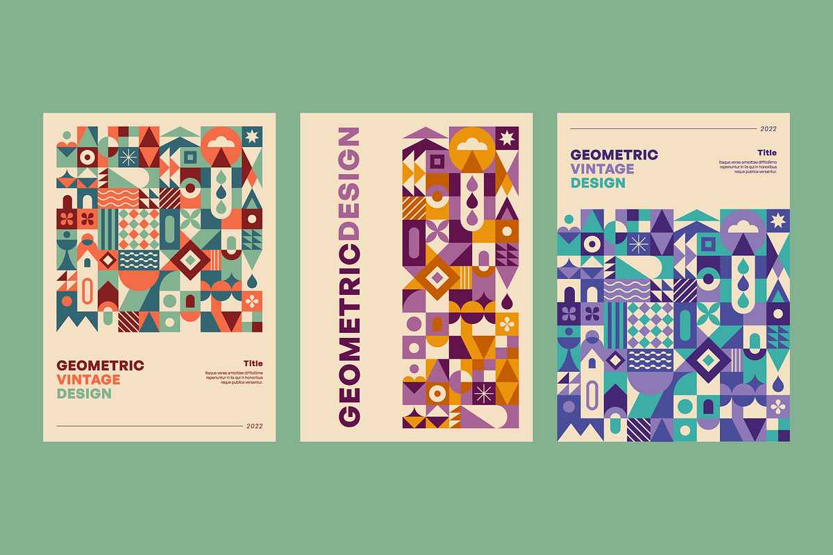 Geometric Pattern Compositions, a Decorative Illustration by Léo Alexandre (Photo 19 of 25)