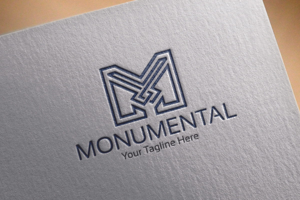 Monumental - Logo Template, a Branding & Logo Template by Alfam17 (Photo 3 of 3)