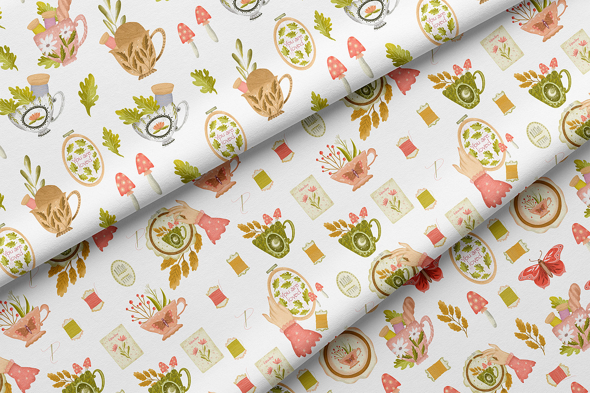 Embroidery lover clipart set, an Object Illustration by Yelloo Fish (Photo 5 of 10)