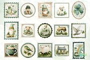 St. Patrick’s Day Vintage Postage, a Decorative Illustration by Design Station (Thumbnail 6 of 7)