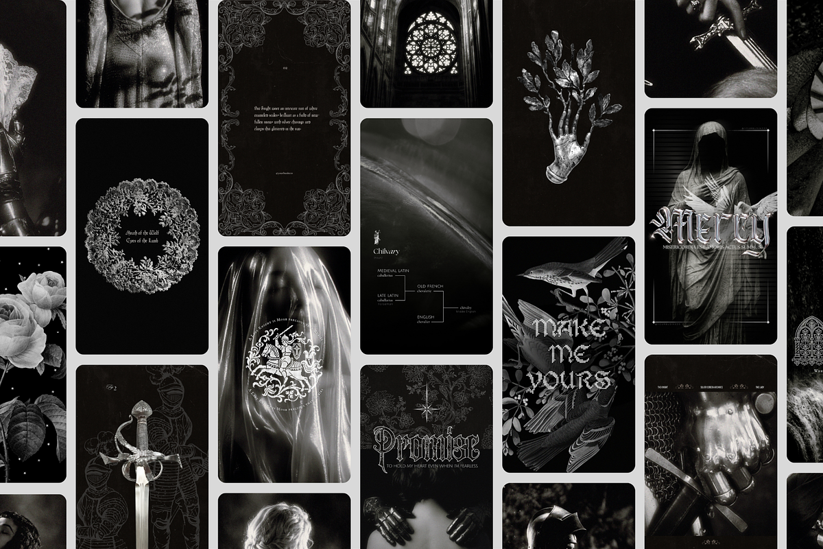 Medieval Romance Social Media Bundle, a Social Media Template by The Flossy Finch (Photo 16 of 23)