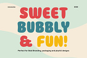 Chewy Gumb - Playful Display Font, a Sans Serif Font by Vesvocrea (Thumbnail 3 of 10)