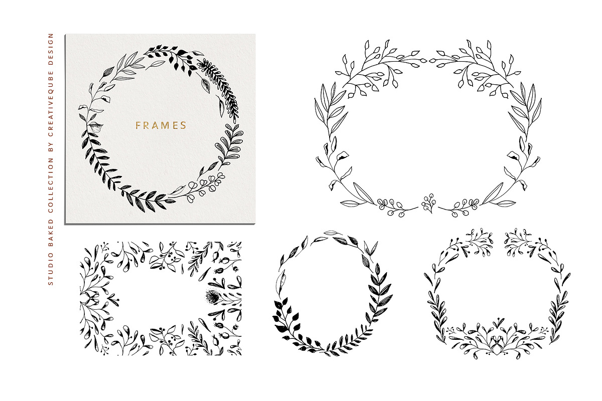 Studio Baked Font Collection, a Script Font by Creativeqube Design (Photo 17 of 23)