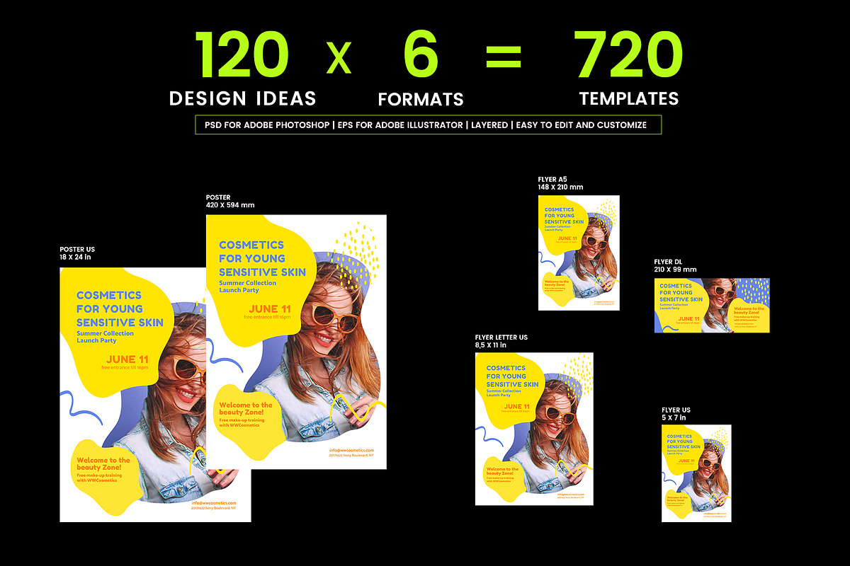Flyer & Poster Template Bundle Sale, a Flyer Template by Amber Graphics (Photo 2 of 5)
