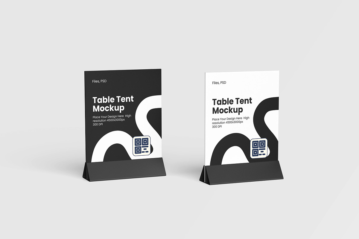 Table Tent Mockup, an Advertising Mockup by AnasStudio (Photo 4 of 5)