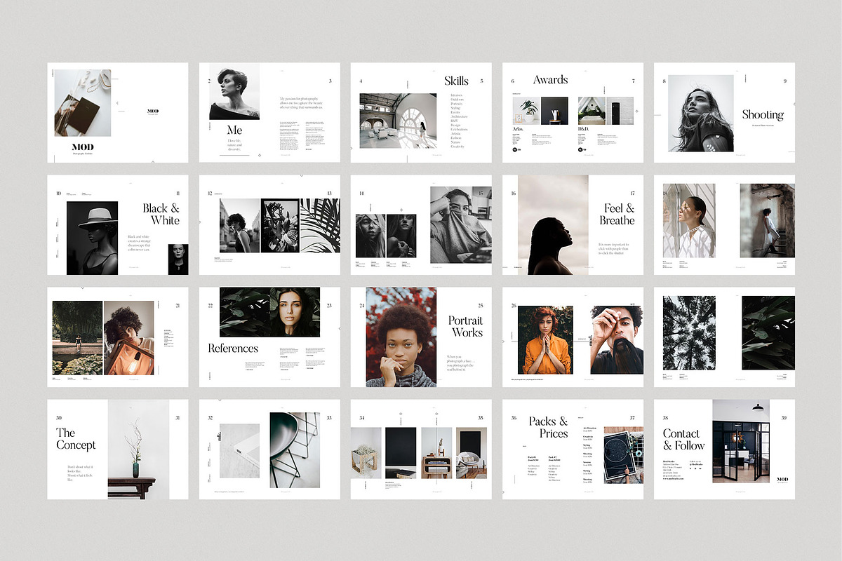 Mod Portfolio, a Brochure Template by Moscovita Studio (Photo 18 of 18)
