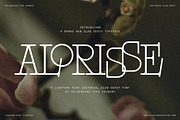 Alorisse – Editorial Ligature Font, a Font by SilverStag Type Foundry (Thumbnail 1 of 20)