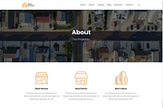 Real Estate WordPress Theme, a WordPress Template by Visualmodo (Thumbnail 2 of 11)